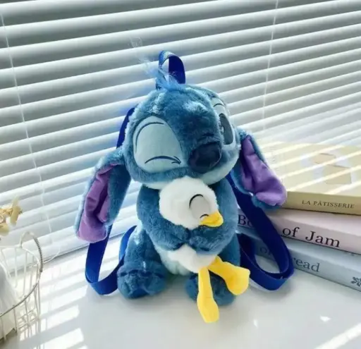 MOCHILA STICH PELUCHE